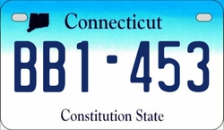 BB14538  license plate in CT