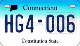 HG4006 license plate in Connecticut
