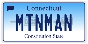 MTNMAN license plate in Connecticut