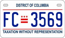 FC3569  license plate in DC