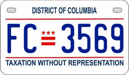FC3569 license plate in District of Columbia