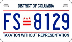 FS8129  license plate in DC