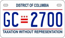 GC2700  license plate in DC