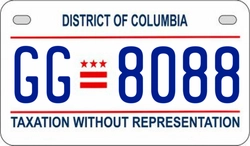 GG8088  license plate in DC