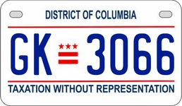 GK3066 license plate in District of Columbia