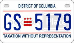 GS5179 license plate in District of Columbia