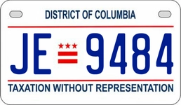 JE9484 license plate in District of Columbia
