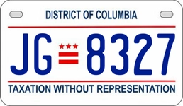JG8327 license plate in District of Columbia