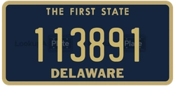 113891  license plate in DE