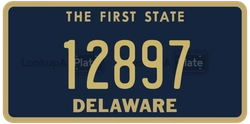 12897  license plate in DE