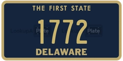 1772  license plate in DE