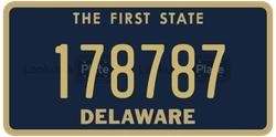 178787  license plate in DE