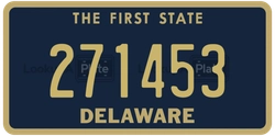 271453  license plate in DE