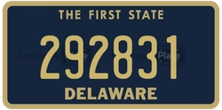 292831  license plate in DE