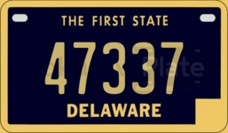 47337 license plate in Delaware