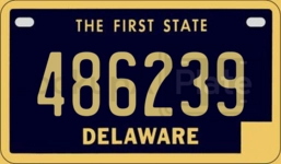 486239 license plate in Delaware