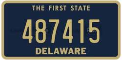 487415  license plate in DE