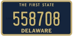 558708  license plate in DE