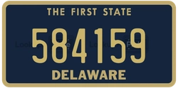 584159  license plate in DE