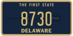 8730  license plate in DE