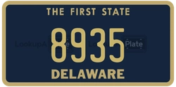 8935  license plate in DE