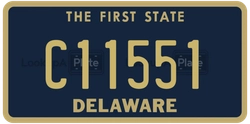 C11551  license plate in DE