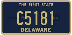 C5181  license plate in DE