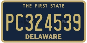 PC324539 license plate in Delaware