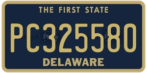 PC325580 license plate in Delaware