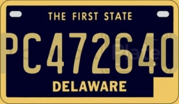 PC472640 license plate in Delaware