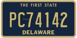 PC74142  license plate in DE
