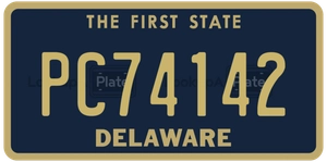 PC74142 license plate in Delaware