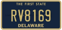 RV8169  license plate in DE