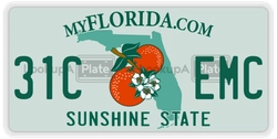 31CEMC  license plate in FL