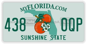 4380QP license plate in Florida