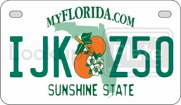 IJKZ50 license plate in Florida