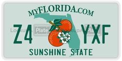 Z4YXF  license plate in FL