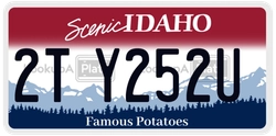 2TY252U  license plate in ID