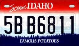5BB6811 license plate in Idaho
