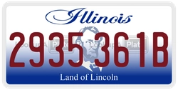 2935361B  license plate in IL