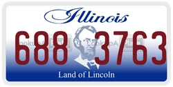 6883763  license plate in IL