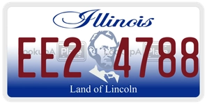 EE24788 license plate in Illinois