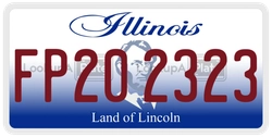 FP202323  license plate in IL