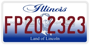 FP202323 license plate in Illinois