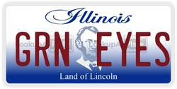 GRNEYES  license plate in IL