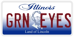 GRNEYES license plate in Illinois