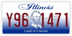 Y961471 license plate in Illinois