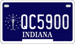 QC5900 license plate in Indiana