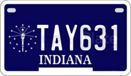 TAY631 license plate in Indiana