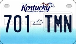 701TMN license plate in Kentucky